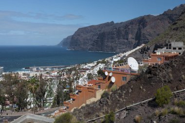 Şehir Atlantik Okyanusu, sahil Tenerife, Tenerife, Kanarya Adaları, İspanya