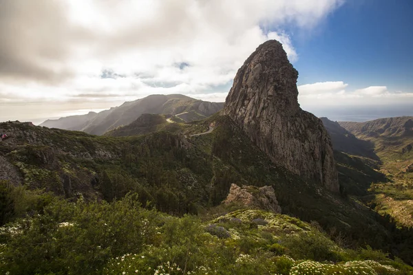 Los Roques Rocks Gomera Canary Islands Spain — Stock Photo, Image