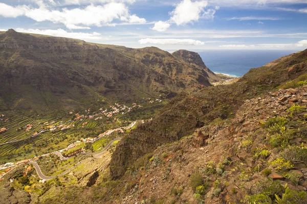 Los Roques Kayalar Gomera Kanarya Adaları Spanya — Stok fotoğraf