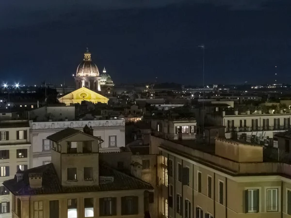 Kilátás Róma Utcáira Olaszország — Stock Fotó