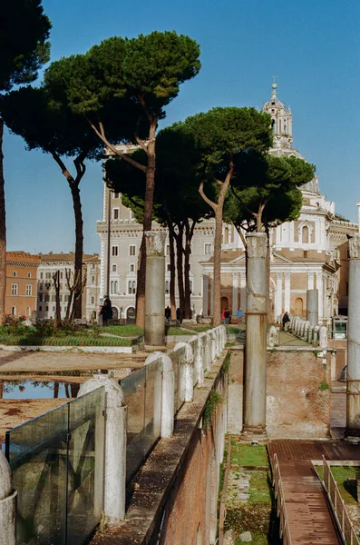 Vistas Das Principais Ruas Roma Itália — Fotografia de Stock