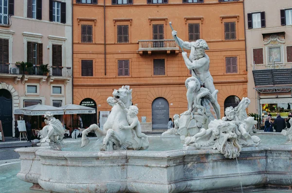 Uitzicht Belangrijkste Straten Van Rome Italië — Stockfoto