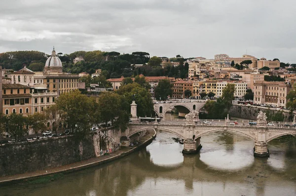 Vista Sulle Principali Vie Roma Italia — Foto Stock