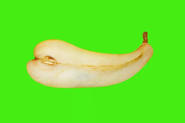 Αχλάδι Υγιεινού Τρόπου Ζωής Βιολογικά Τρόφιμα Απομονωμένα Λευκό Φόντο — Φωτογραφία Αρχείου