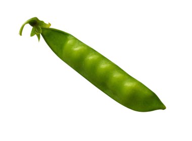 Beyaz arka plan yakın çekim izole taze sulu yeşil bezelye