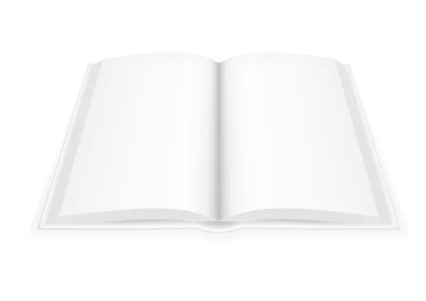 Download Modelo de livro aberto de branco — Vetores de Stock © timurock #127155876