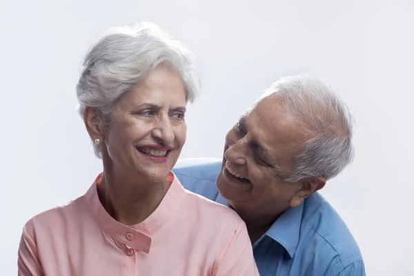 Primer Plano Feliz Pareja Ancianos — Foto de Stock