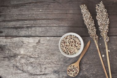 Quinoa tohum yakın çekim
