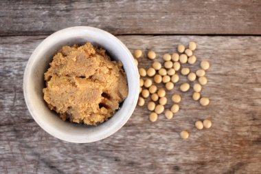 Miso hamur yakın çekim