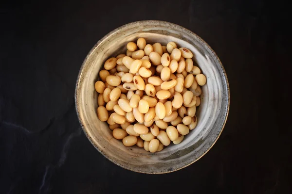 Close up de grãos de soja — Fotografia de Stock