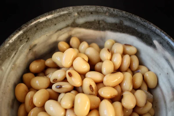 Tutup dari kacang kedelai — Stok Foto