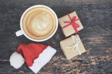 koffiekopje met decoratie van Kerstmis