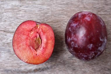 Kırmızı nektarin yakın çekim