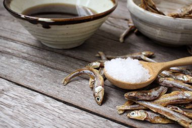 Balık sosu yakın çekim