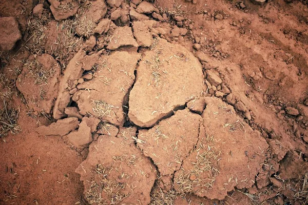 kırık Kuru toprak yakın çekim