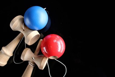 Kendama Japon oyuncak yakın çekim