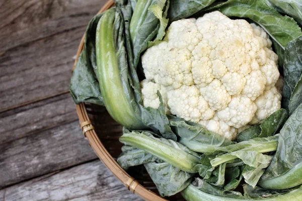 白花椰菜的关门 — 图库照片