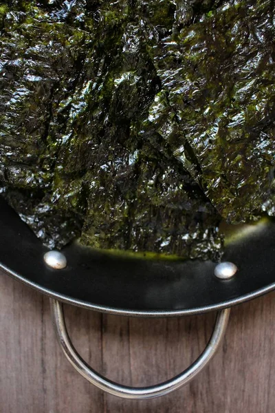 Close up of korean seaweed