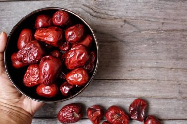 Kurutulmuş hünnap yakın çekim