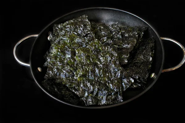 Close up of korean seaweed