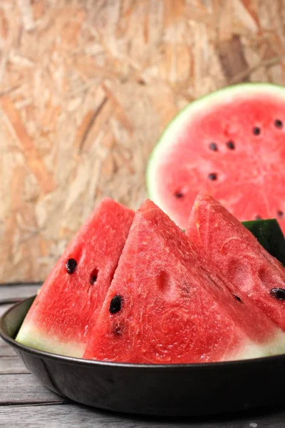 Nahaufnahme von roter Wassermelone — Stockfoto