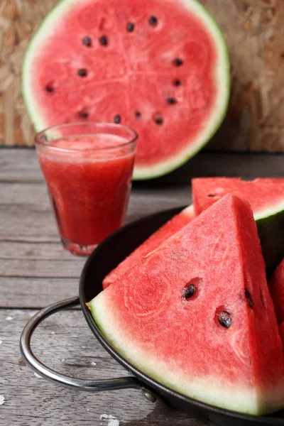 Close up van rode watermeloen — Stockfoto