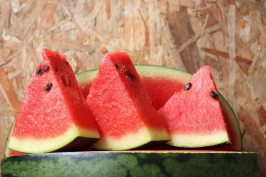 Kırmızı karpuz yakın çekim