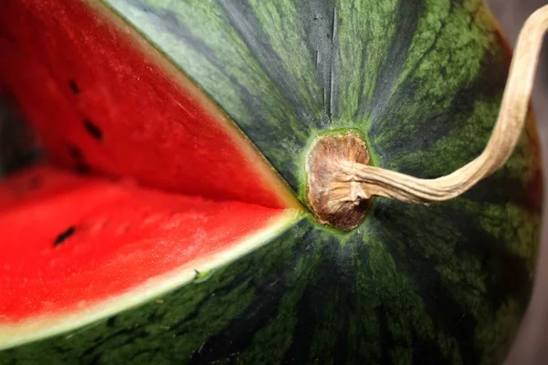 Tutup semangka merah — Stok Foto