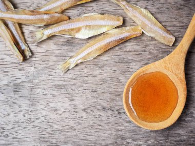 Balık sosu yakın çekim