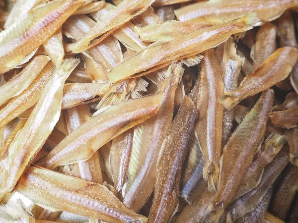 Nahaufnahme von getrocknetem Fisch — Stockfoto