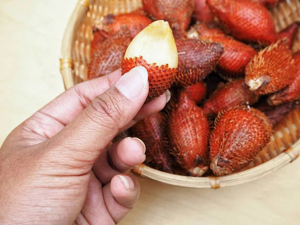 Close up of snake fruits