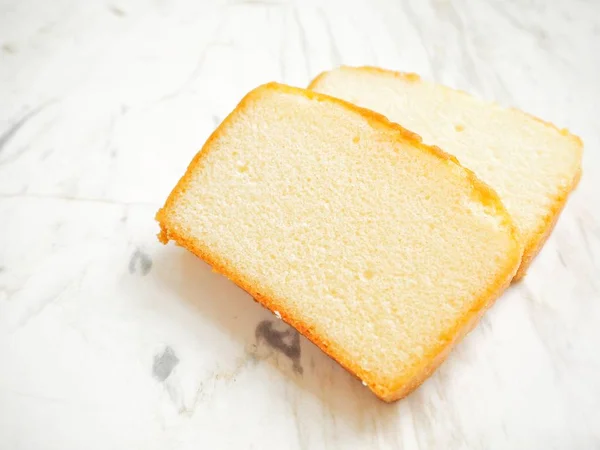 Close up van boter taart — Stockfoto