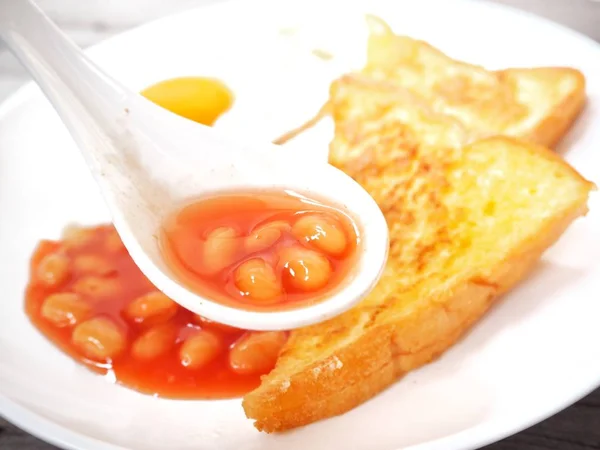 Αγγλικό πρωινό σε κοντινό πλάνο — Φωτογραφία Αρχείου