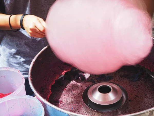 Close up of cotton candy — Stock Photo, Image