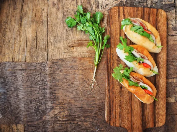 Comida vietnamita sándwich —  Fotos de Stock