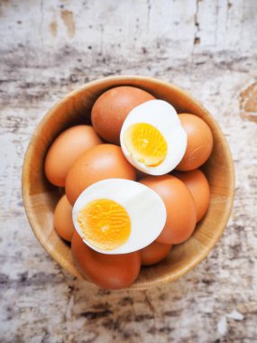 haşlanmış yumurta yakın çekim