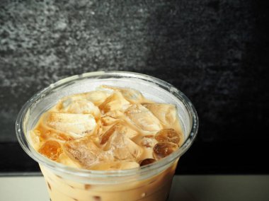 Buzlu kahve bir yakın çekim