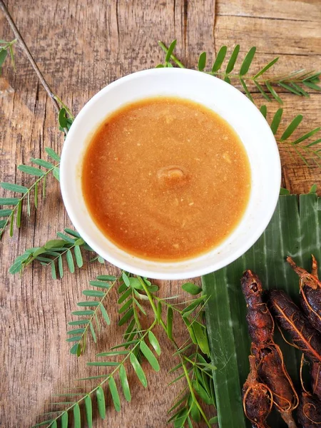 Primer plano de la salsa de tamarindo —  Fotos de Stock