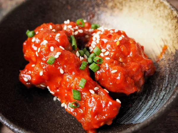 Pollo frito coreano — Foto de Stock