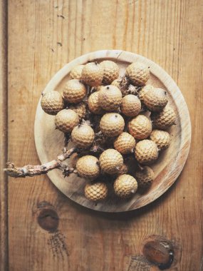 Arka plan, Palm'da meyvelerini yakın çekim