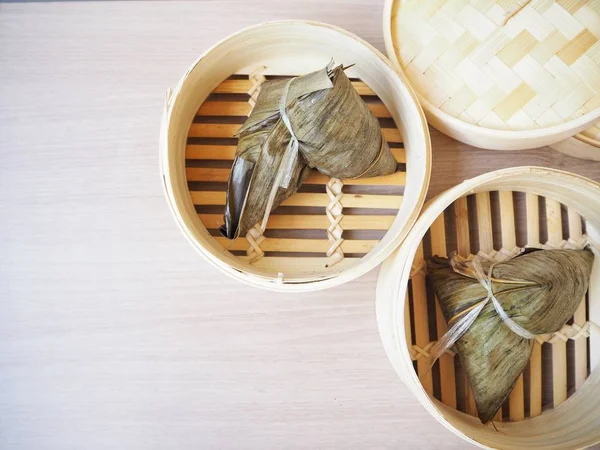 Китайская кухня Цзунцзы — стоковое фото