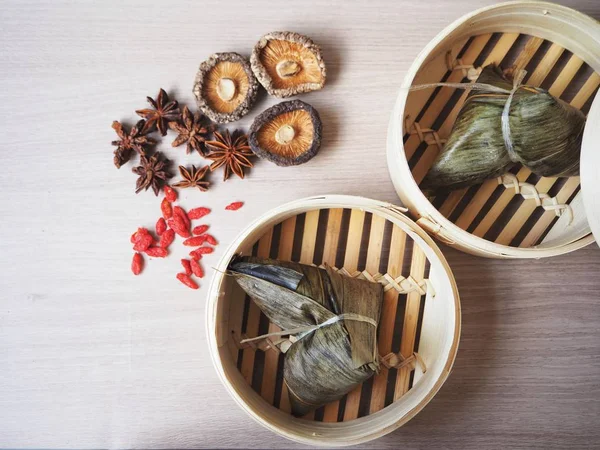 Zongzi Chinees eten — Stockfoto