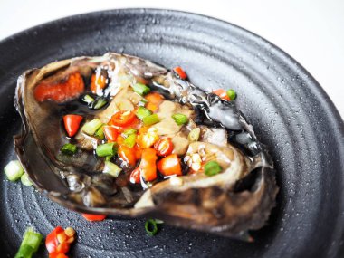 Geleneksel Kore Gıda soya sosu görünümü Kapat beyaz arka plan üzerinde izole crab Marine