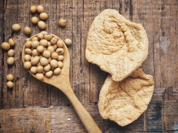 Soy protein for vegan food — Stock Photo, Image