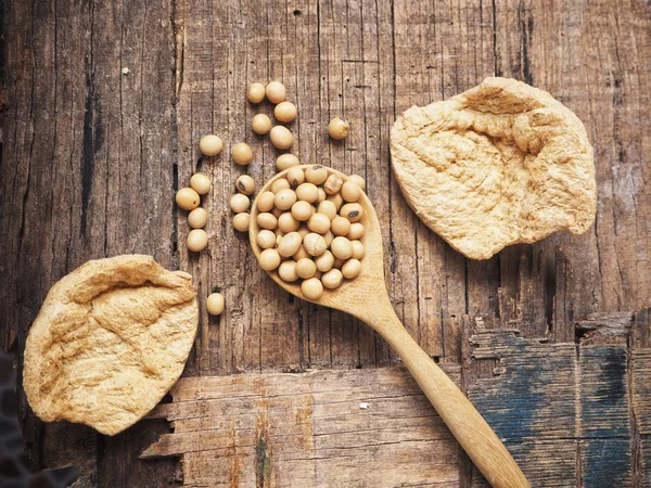 Soy protein for vegan food — Stock Photo, Image