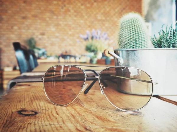 Primer Plano Las Gafas Sol — Foto de Stock