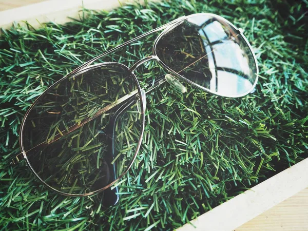 Close up of sun glasses