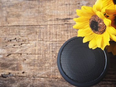 Çiçek ile Bluetooth Hoparlör