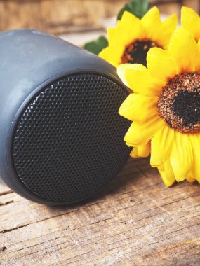 Çiçek ile Bluetooth Hoparlör