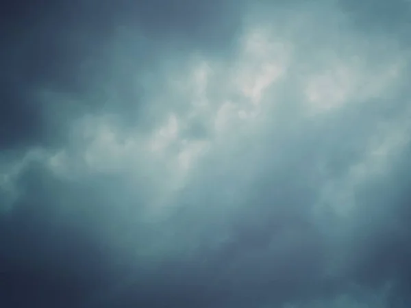Vue Panoramique Ciel Nuageux Bleu Orageux — Photo